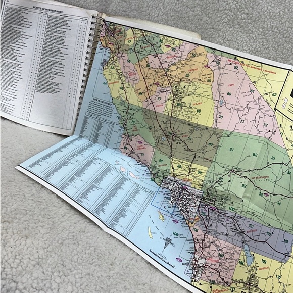 Thomas Bros Maps California Road Atlas & drivers guide 11" 1995 book - Picture 9 of 12